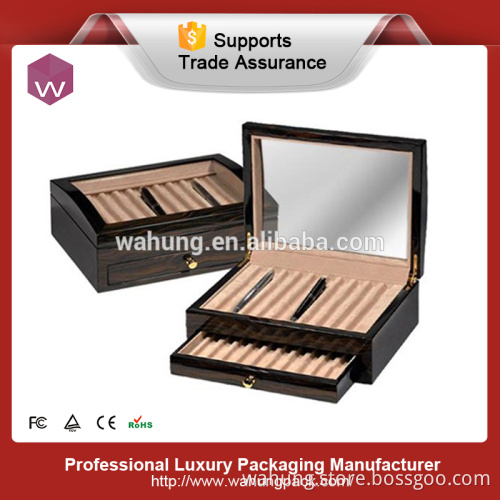 handmade wooden foldable pen storage boxes